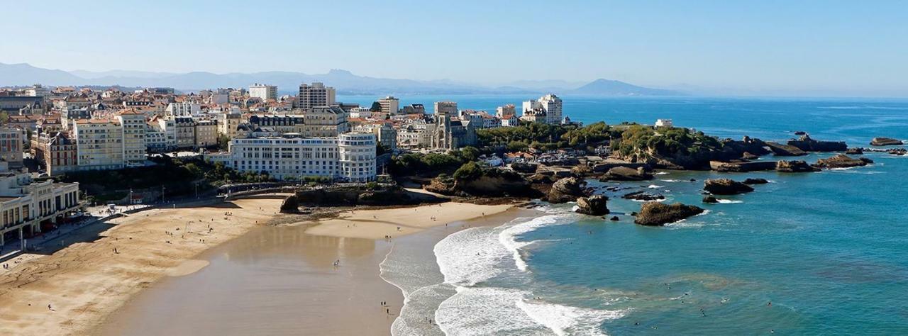 Appartement L'Etape, 2ch, 250m Gde Plage, tt à pieds, Parking couvert à Biarritz Extérieur photo