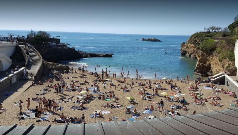 Appartement L'Etape, 2ch, 250m Gde Plage, tt à pieds, Parking couvert à Biarritz Extérieur photo